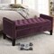 Emmaline PU Leather/Linen/Velvet Button Tufted Nailhead Trim Storage Bench